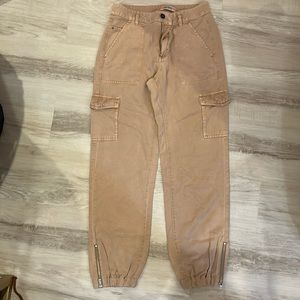 Tan cargo pants, never worn